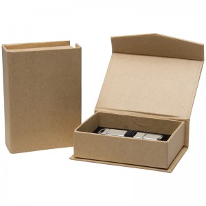 Własne recyklingowane opakowanie Kraft składane składane papierowe pudełka na żywność